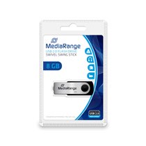 MR908 unidad flash USB 8 GB USB Type-A / Micro-USB 2.0 Negro, Plata