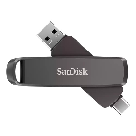 SDDDE1-512G-G46 unidad flash USB 512 GB USB Type-C/USB Type-A 3.2 Gen 2 (3.1 Gen 2) Negro