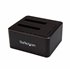 Docking Station USB 3.0 de 2 Bahías SATA de 2,5 o 3,5 Pulgadas para SSD o Disco Duro Base de Conexión para Unidades de Disco