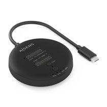 Estacion De Docking De Doble Bahia NVME a USB 3.2 Gen2x2, Clone, Negro
