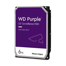 Purple disco duro interno 6 TB 5400 RPM 256 MB 3.5" Serial ATA III