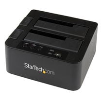 Duplicador USB 3.0 (5Gbps) o eSATA de Discos Duros de 2 Bahías, Independiente, Clonador Copiador de SSD o HDD SATA III de 2,5/3,