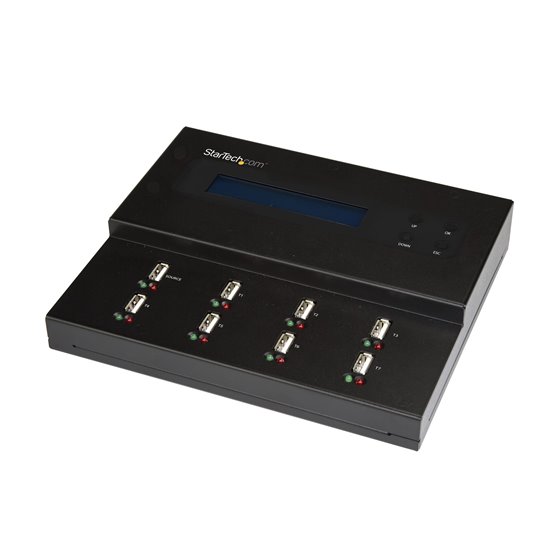 Clonador Autónomo 1:7 para Memorias USB - Copiador de Unidades de Memoria USB - Copia Sector por Sector de Sistema y Ficheros - 