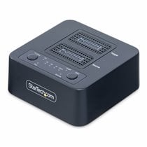 Dock Duplicador Clonador Autónomo 1:1 de Unidad SSD NVMe M.2 - 90GBpm - USB-C 3.2 de 20Gbps - Docking Station USB Tipo C de 2 Ba
