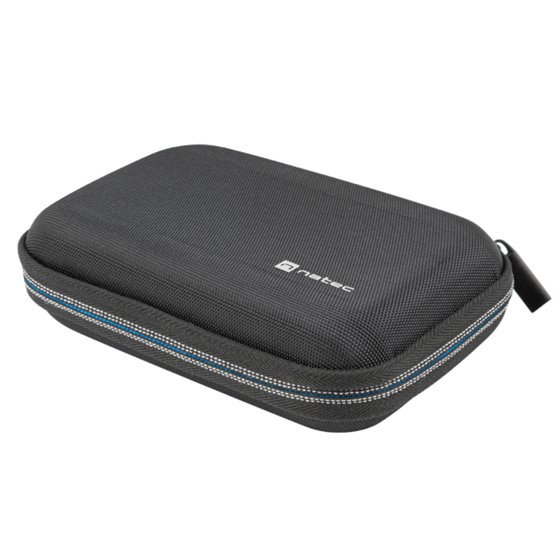 NET-2053 funda para disco duro externo Maleta Poliéster Negro