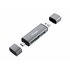 245460 lector de tarjeta USB 3.2 Gen 1 (3.1 Gen 1) Type-A/Type-C Gris