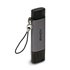 43335 lector de tarjeta USB 3.2 Gen 1 (3.1 Gen 1) Type-A/Type-C Negro, Gris