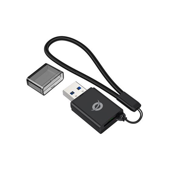 BIAN07B lector de tarjeta USB 3.2 Gen 1 (3.1 Gen 1) Type-A Negro