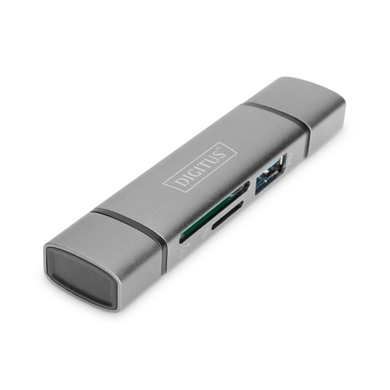 Dual Card Reader Hub USB-C™ / USB 3.0, OTG