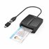00053398 lector de tarjeta USB Interno Negro