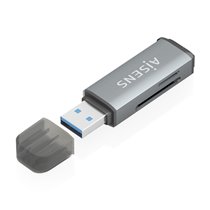 Lector De Tarjetas SD, Micro SD, MMC, Rs-MMC, MMC Micro, USB-A, Gris