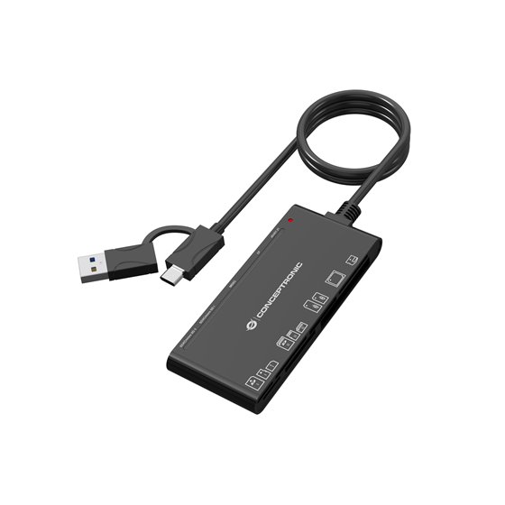 BIAN10B lector de tarjeta USB 3.2 Gen 1 (3.1 Gen 1) Type-A/Type-C Negro
