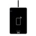 EW1053 lector de tarjeta magnética Negro USB