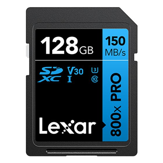 High-Performance 800xPRO 128 GB SDXC UHS-I Clase 10