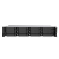 TS-1273AU-RP-8G servidor de almacenamiento NAS Bastidor (2U) Ryzen Embedded V1500B 8 GB DDR4 0 TB QNAP QTS Aluminio, Negro