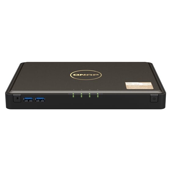TBS-464 NAS Escritorio Intel® Celeron® N5105 8 GB DDR4 0 TB QNAP Turbo System Negro