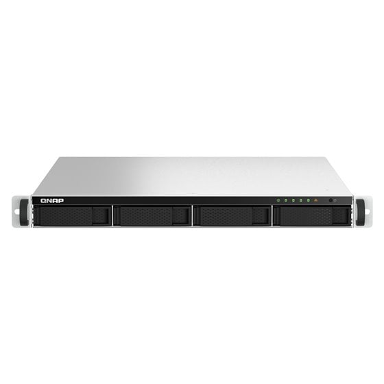 TS-464U-RP NAS Bastidor (1U) Intel® Celeron® N5095 8 GB DDR4 0 TB QNAP Turbo System Aluminio, Negro