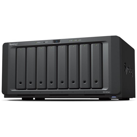 DiskStation DS1823XS+ servidor de almacenamiento NAS Torre Ryzen Embedded V1780B 8 GB DDR4 0 TB DiskStation Manager Negro