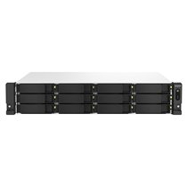 TS-1264U-RP NAS Bastidor (2U) Intel® Celeron® 8 GB DDR4 0 TB QNAP QTS Aluminio, Negro