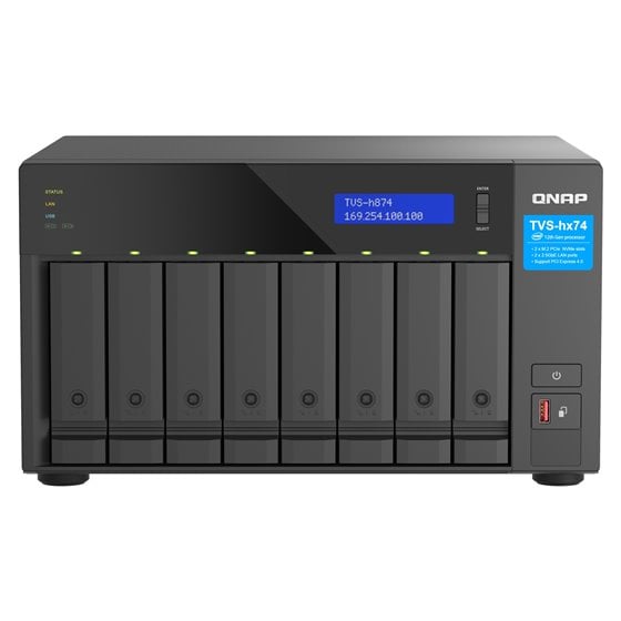 TVS-H874T-I9-64G servidor de almacenamiento NAS Torre Intel® Core™ i9 64 GB DDR4 0 TB QNAP QTS Negro