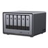 DXP6800 Pro NAS Escritorio Intel® Core™ i5 8 GB DDR5 Gris, Negro