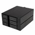 Rack Móvil Backplane de 3 Bahías para Unidades de 3,5 SAS II/SATA III Hot Swap - 6 Gbps - Rack Móvil de Aluminio con Intercambio