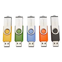 Basic Line unidad flash USB 8 GB USB tipo A 2.0 Negro, Azul, Verde, Naranja, Amarillo