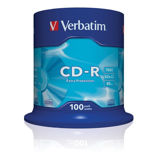 CD-R Extra Protection 700 MB 52x 100 pieza(s)