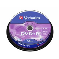 DVD+R Matt Silver 4,7 GB 10 pieza(s)