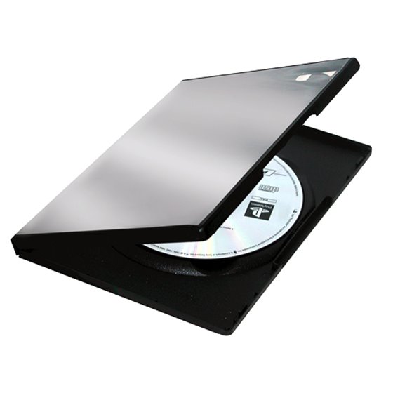 83357 funda para discos ópticos Funda de DVD 1 discos Negro