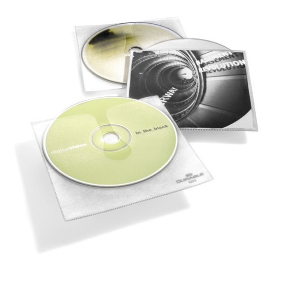520219 funda para discos ópticos Funda de DVD 1 discos Transparente