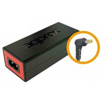 appA09 adaptador e inversor de corriente Interior 90 W Negro, Rojo