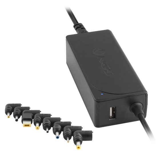 W-70W adaptador e inversor de corriente Interior Negro
