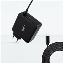 TQLC-USBC90PD adaptador e inversor de corriente Auto 90 W Negro