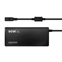 ASLC-90WAUTO-BK adaptador e inversor de corriente Interior 90 W Negro