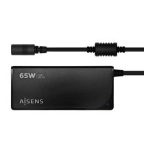 Cargador 65 W Automatico Universal Multitension Para Portatil Con 9 Conectores + USB-A QC.3.0