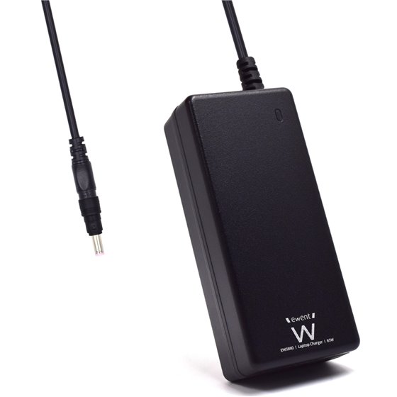EW3887 adaptador e inversor de corriente Interior 65 W Negro