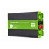 EG-PWC-PS2000-01 adaptador e inversor de corriente Auto 2000 W Negro, Verde
