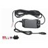 3PTY-PCLIP-216355 adaptador e inversor de corriente Interior Negro