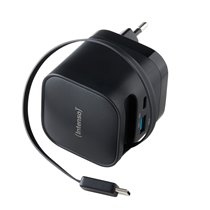 7806520 adaptador e inversor de corriente Interior 65 W Negro