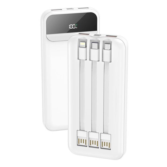 8434847069630 batería externa Polímero de litio 10000 mAh Blanco