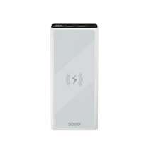 power bank BA-06 10000 mAh adowanie indukcyjne Polímero de litio Blanco