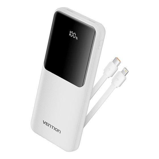 FHOW0 batería externa 10000 mAh Blanco