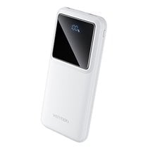Powerbank, ventiliacija, FHKW0, 10000 mAh, mikro USB, USB-C, 2xUSB-A, Blanco