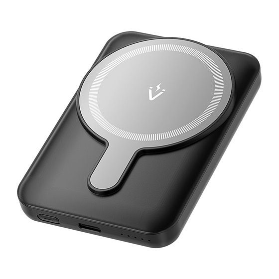 FHSB0 batería externa 5000 mAh Cargador inalámbrico Negro