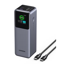 25000mAh 200W Fast Charging Powerbank Gris
