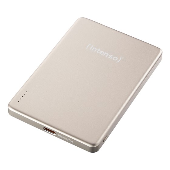 MW5000 Batería Externa Magnética 5000 mAh – Compatible con MagSafe, Carga Inalámbrica 15W, USB-C PD 20W, Delgada y Compacta – Pr