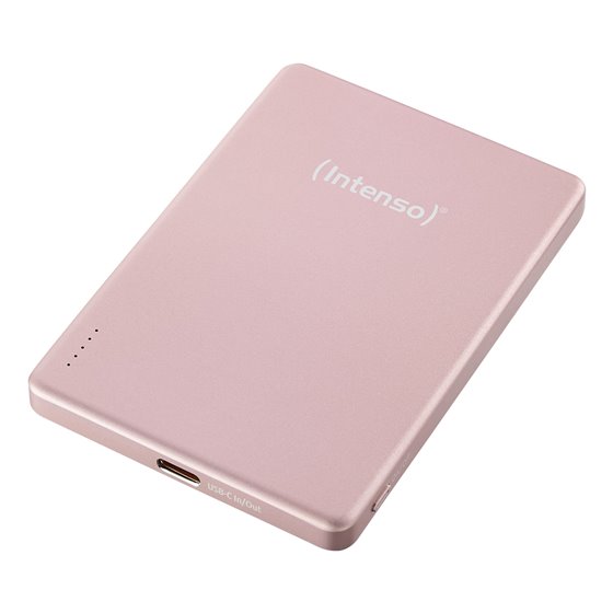 MW5000 Batería Externa Magnética 5000 mAh – Compatible con MagSafe, Carga Inalámbrica 15W, USB-C PD 20W, Delgada y Compacta – Pr