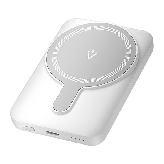 FHSW0 batería externa 5000 mAh Cargador inalámbrico Blanco