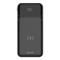 BA-09 batería externa Polímero de litio 37 mAh Cargador inalámbrico Negro